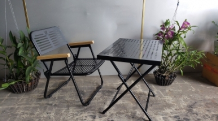 Bàn ghế xếp CNC