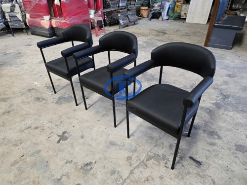 Ghế Đơn Decor Tựa Cong Bọc Da Cao Cấp TC-03