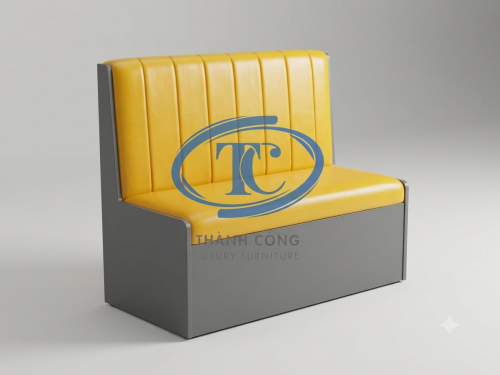 Sofa băng nhà hàng khung MDF-19