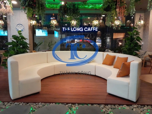 Sofa Băng Dáng Cong Hình Bán Nguyệt Decor Không Gian Sang Trọng 10